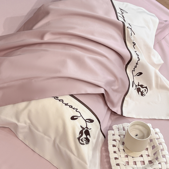 91家纺网 家纺一手货源 找家纺 （总）置顶家纺 2025新款亲肤舒适全棉四件套-洛丽塔