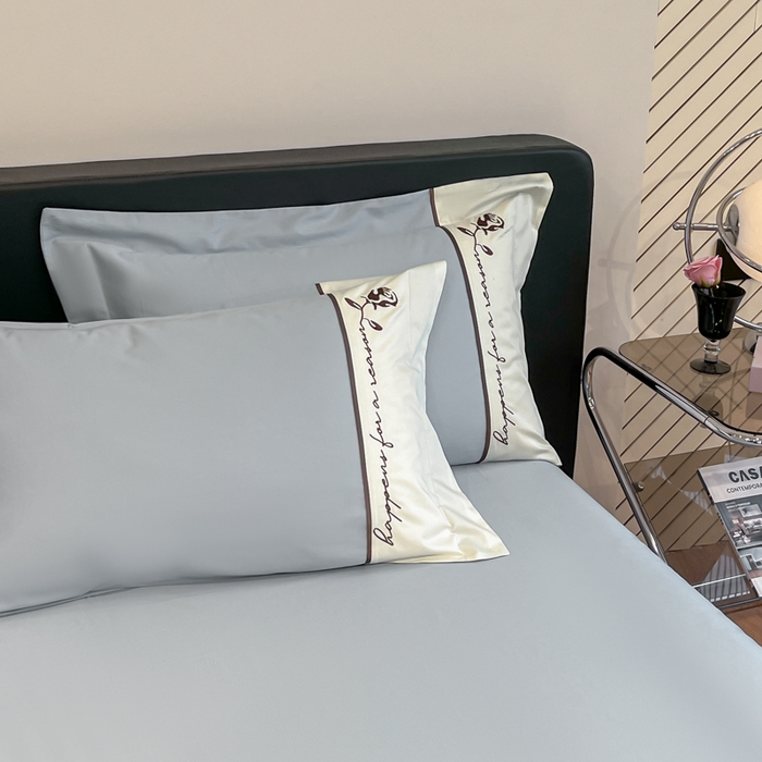 91家纺网 家纺一手货源 找家纺 置顶家纺 2025新款亲肤舒适全棉四件套-洛丽塔 洛丽塔-天蓝