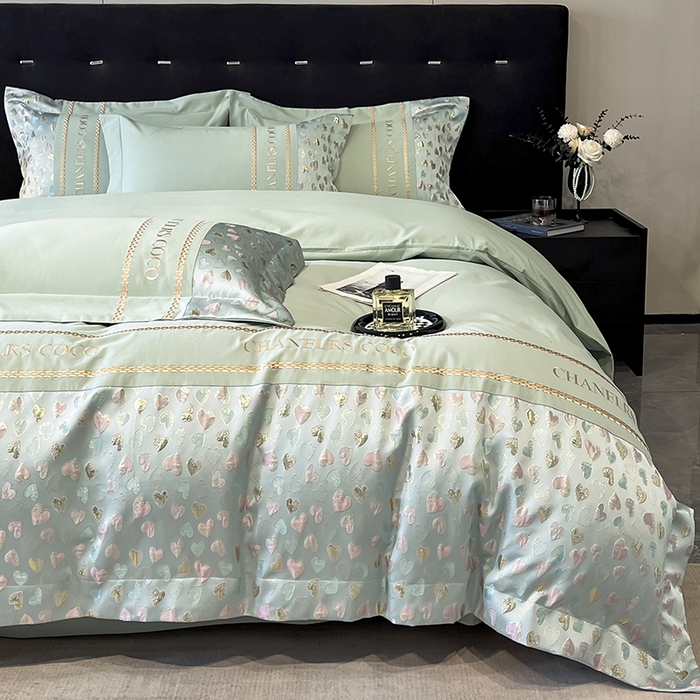 91家纺网 家纺一手货源 找家纺 （总）置顶家纺 2025新款亲肤刺绣四件套-My girl-风格一