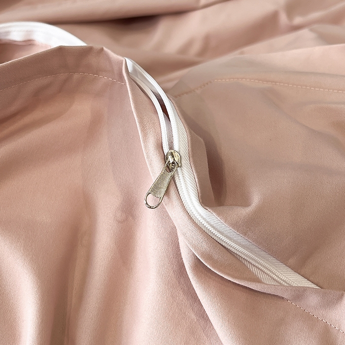 91家纺网 家纺一手货源 找家纺 置顶家纺 2025新款亲肤刺绣四件套-My girl-风格一 My girl-浅豆沙