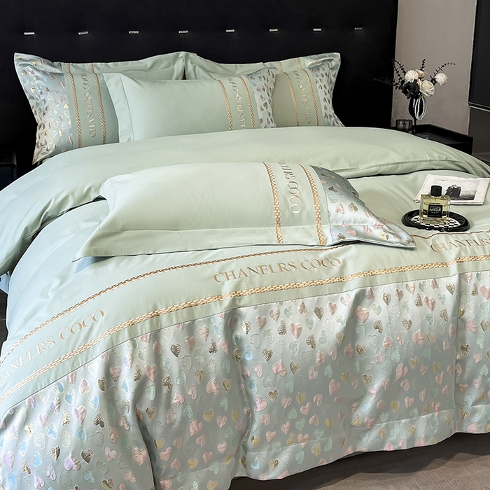 91家纺网 家纺一手货源 找家纺 置顶家纺 2025新款亲肤刺绣四件套-My girl-风格一 My girl-繁星兰