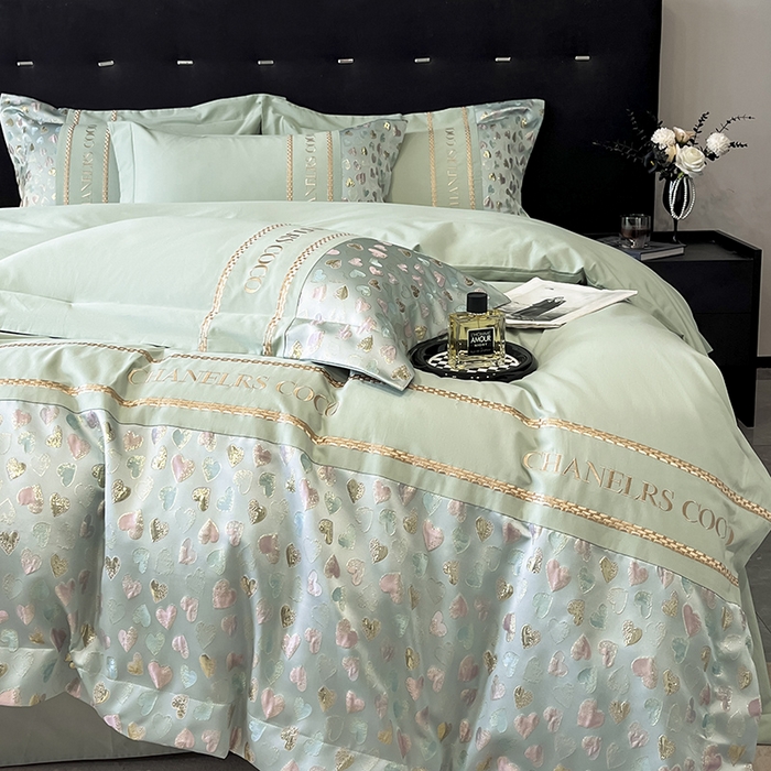 91家纺网 家纺一手货源 找家纺 置顶家纺 2025新款亲肤刺绣四件套-My girl-风格一 My girl-繁星兰