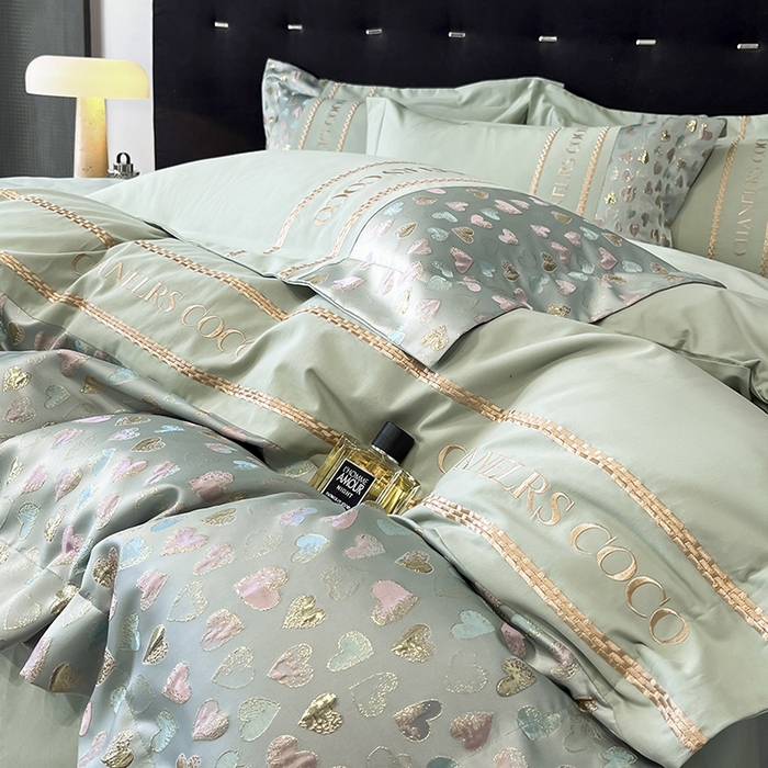 91家纺网 家纺一手货源 找家纺 置顶家纺 2025新款亲肤刺绣四件套-My girl-风格一 My girl-繁星兰