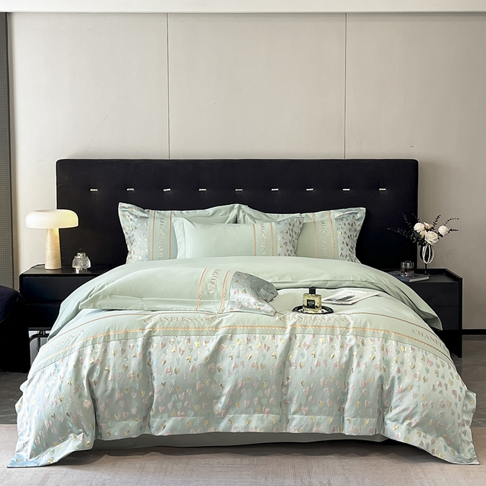 （总）置顶家纺 2025新款亲肤刺绣四件套-My girl-风格一