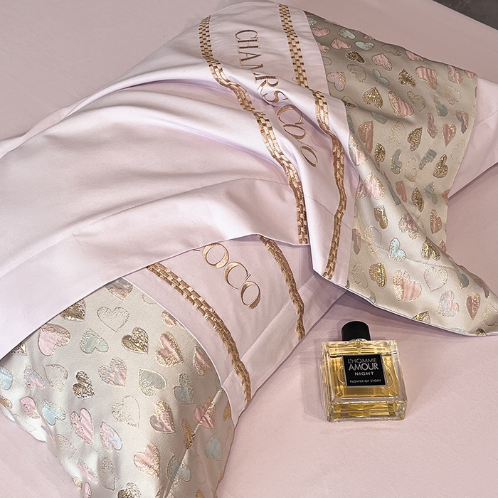 91家纺网 家纺一手货源 找家纺 置顶家纺 2025新款亲肤刺绣四件套-My girl-风格一 My girl-香芋紫