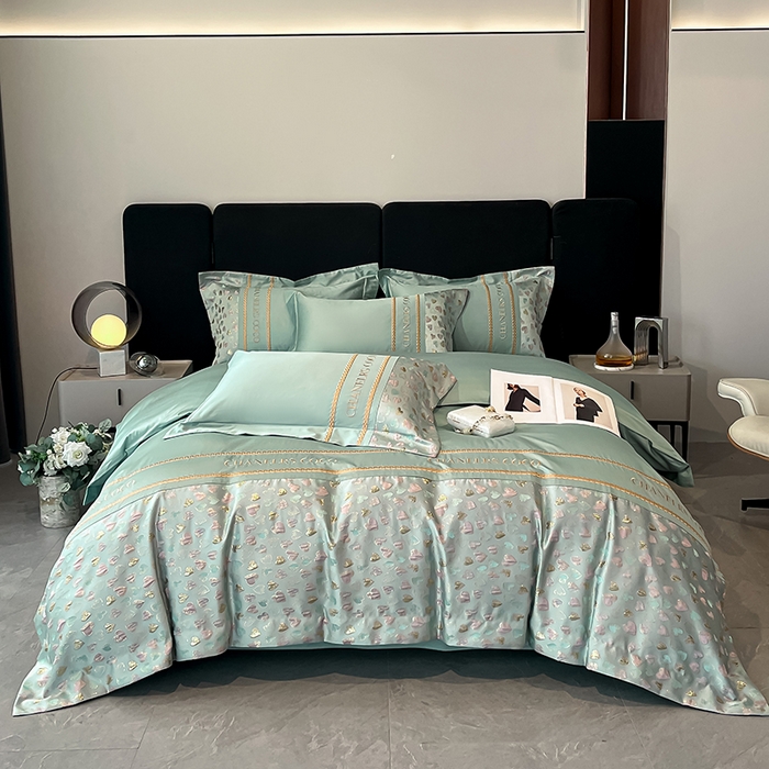 91家纺网 家纺一手货源 找家纺 （总）置顶家纺 2025新款亲肤刺绣四件套-My girl-风格二