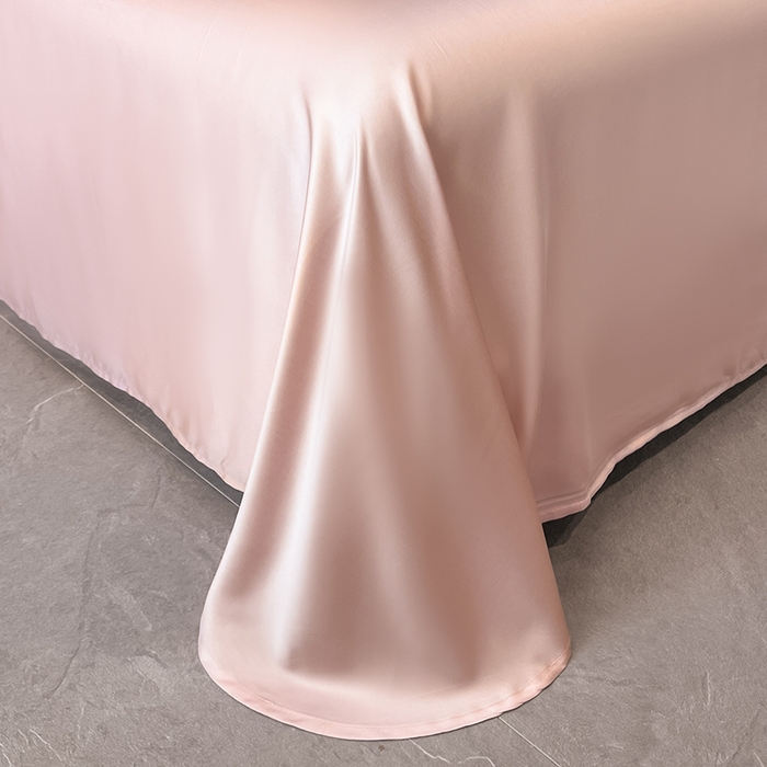 91家纺网 家纺一手货源 找家纺 置顶家纺 2025新款COCO小姐升级版水洗天丝四件套系列 COCO小姐升级版-浅豆沙