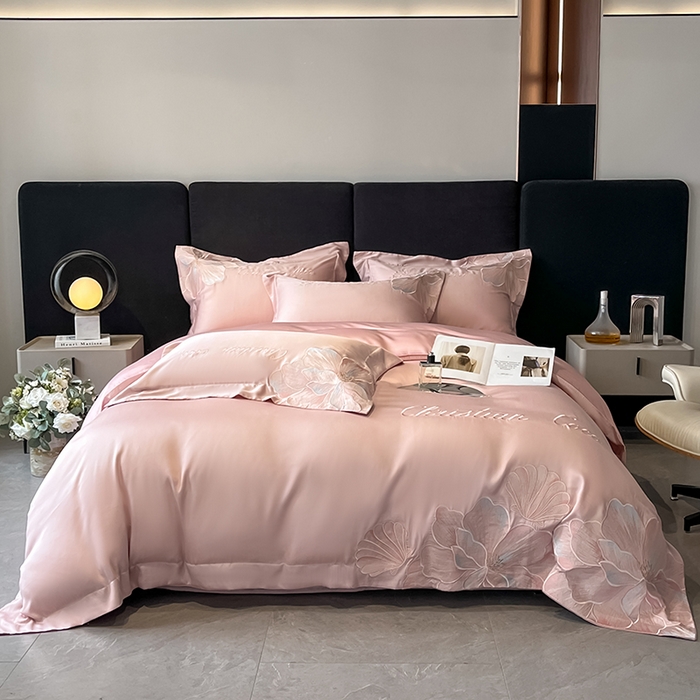 91家纺网 家纺一手货源 找家纺 （总）置顶家纺 2025新款COCO小姐升级版水洗天丝四件套系列