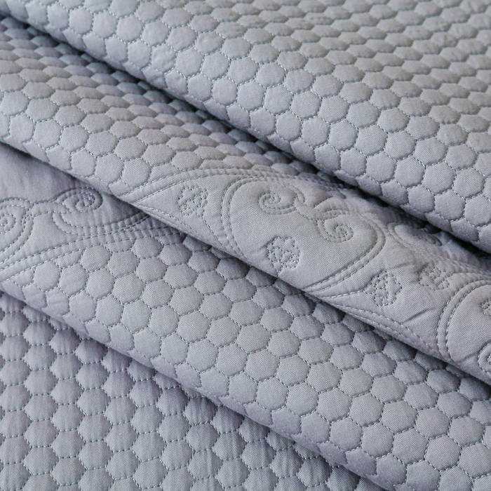 91家纺网 家纺一手货源 找家纺 （总）OL家纺 2025新款全棉夹棉床盖三件套-欧花系列