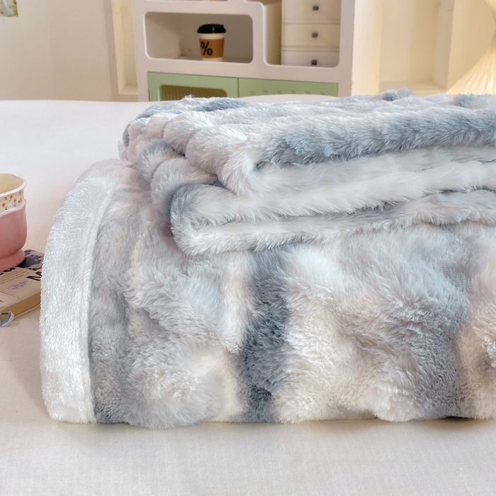 91家纺网 家纺一手货源 找家纺 （总）麒东家纺 2025新款波浪绒兔毛绒床单单床单床单单品