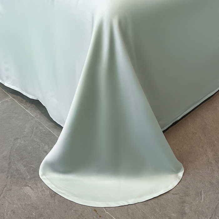 91家纺网 家纺一手货源 找家纺 置顶家纺 2025新款水洗天丝夏被四件套-coco小姐 COCO小姐-繁星蓝