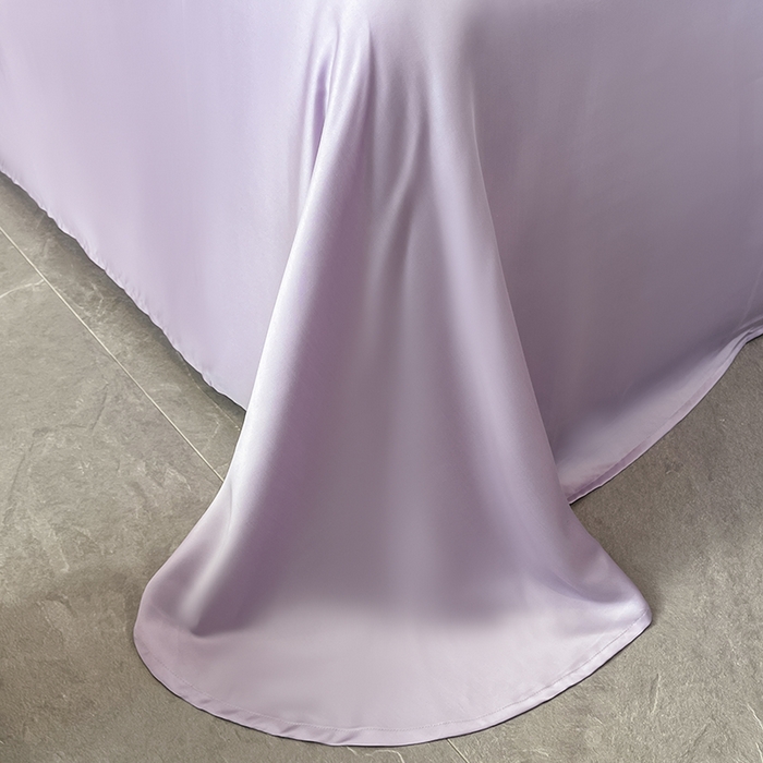 91家纺网 家纺一手货源 找家纺 置顶家纺 2025新款水洗天丝夏被四件套-coco小姐 COCO小姐-香芋紫