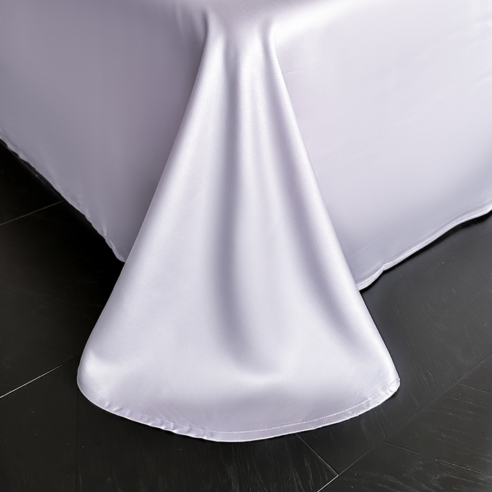 91家纺网 家纺一手货源 找家纺 置顶家纺 2025新款波点双面水洗天丝四件套 波点-香芋紫