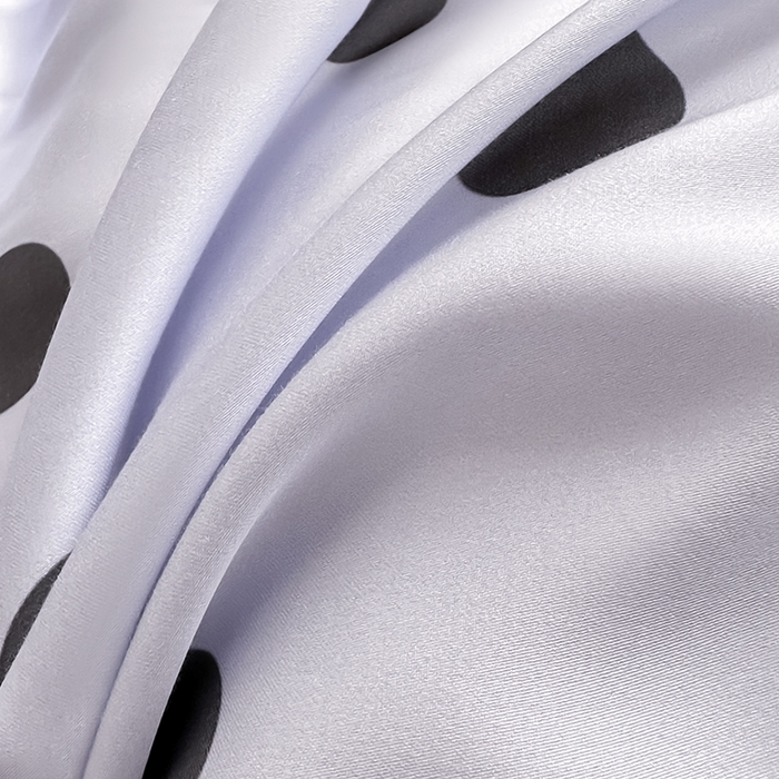 91家纺网 家纺一手货源 找家纺 置顶家纺 2025新款波点双面水洗天丝四件套 波点-香芋紫