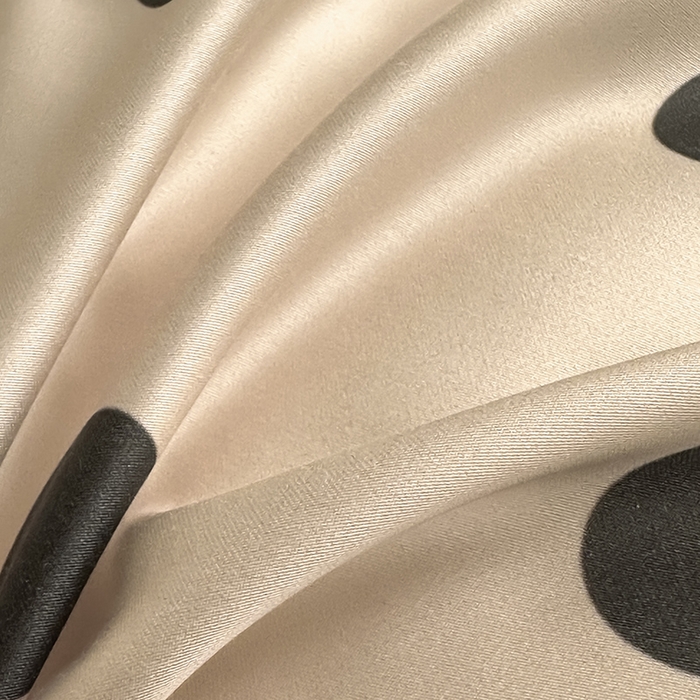 91家纺网 家纺一手货源 找家纺 置顶家纺 2025新款波点双面水洗天丝四件套 波点-奶咖