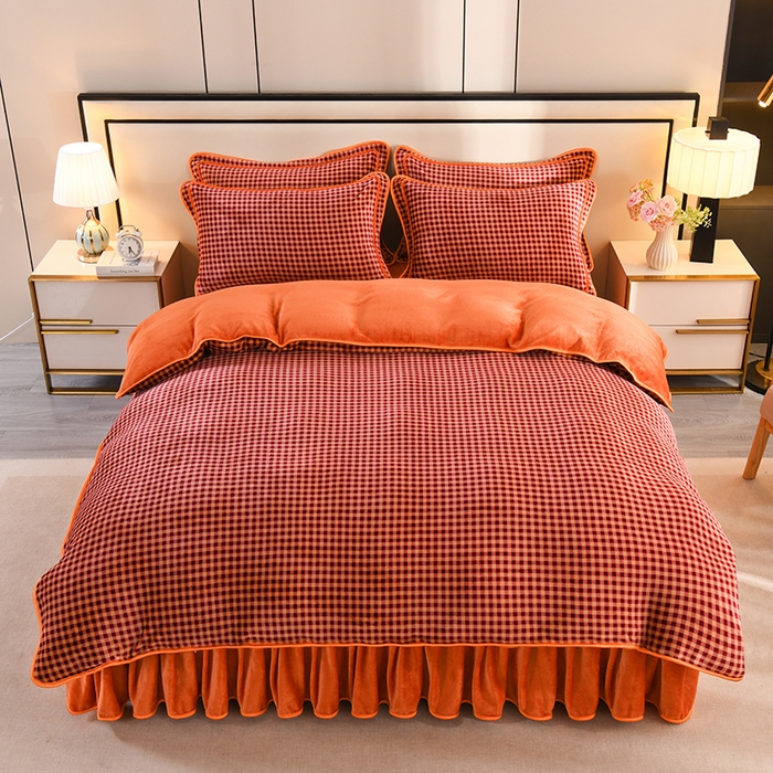 91家纺网 家纺一手货源 找家纺 （总）2025新款高克重8斤金貂绒牛奶绒四件套