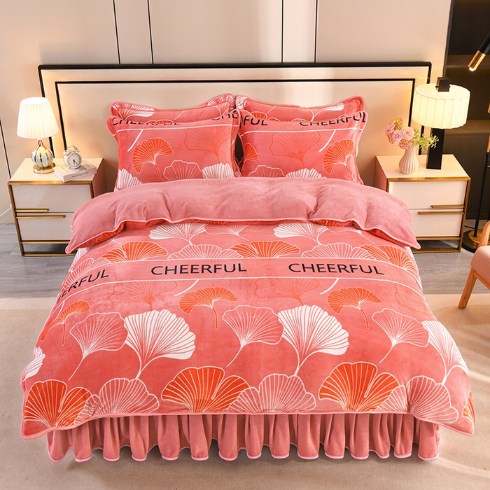 91家纺网 家纺一手货源 找家纺 （总）2025新款高克重8斤金貂绒牛奶绒四件套