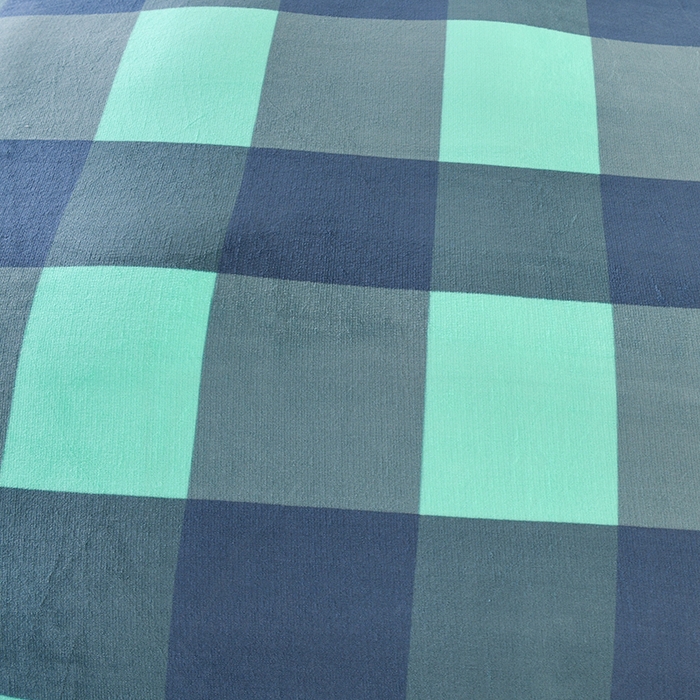 91家纺网 家纺一手货源 找家纺 2025新款高克重8斤金貂绒牛奶绒四件套 大格-绿