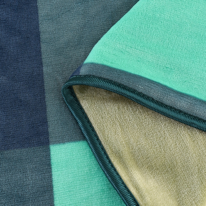 91家纺网 家纺一手货源 找家纺 2025新款高克重8斤金貂绒牛奶绒四件套 大格-绿