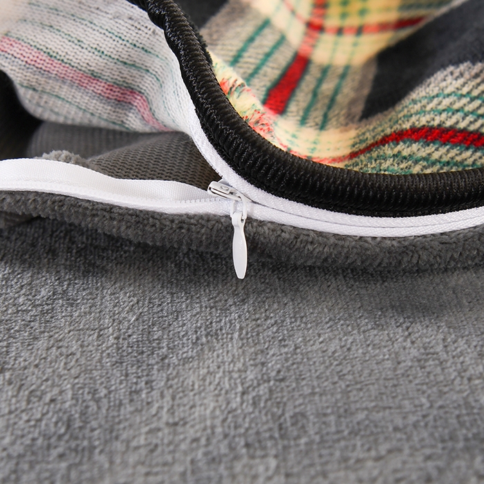 91家纺网 家纺一手货源 找家纺 2025新款高克重8斤金貂绒牛奶绒四件套 格缦