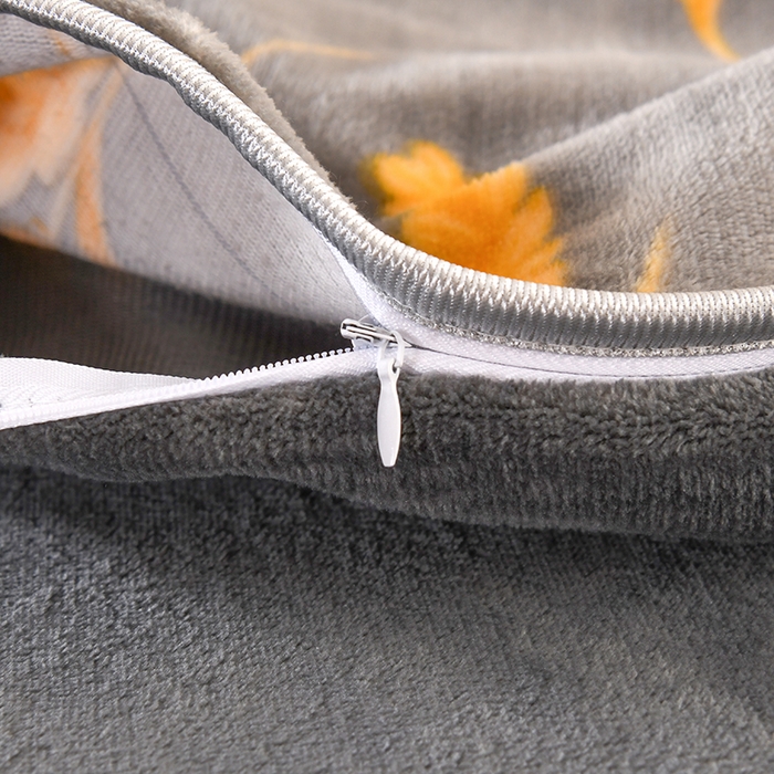 91家纺网 家纺一手货源 找家纺 2025新款高克重8斤金貂绒牛奶绒四件套 麦穗