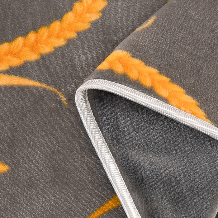 91家纺网 家纺一手货源 找家纺 2025新款高克重8斤金貂绒牛奶绒四件套 麦穗