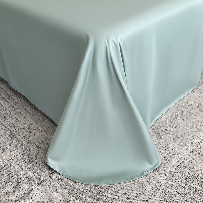 91家纺网 家纺一手货源 找家纺 置顶家纺 2025新款亲肤加厚磨毛刺绣四件套-花不尽 花不尽-白+繁星蓝