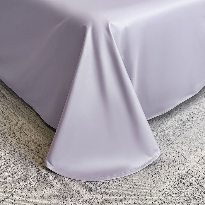 91家纺网 家纺一手货源 找家纺 置顶家纺 2025新款亲肤加厚磨毛刺绣四件套-花不尽 花不尽-白+香芋紫