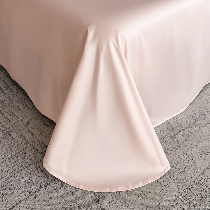 91家纺网 家纺一手货源 找家纺 置顶家纺 2025新款亲肤加厚磨毛刺绣四件套-花不尽 花不尽-白+粉