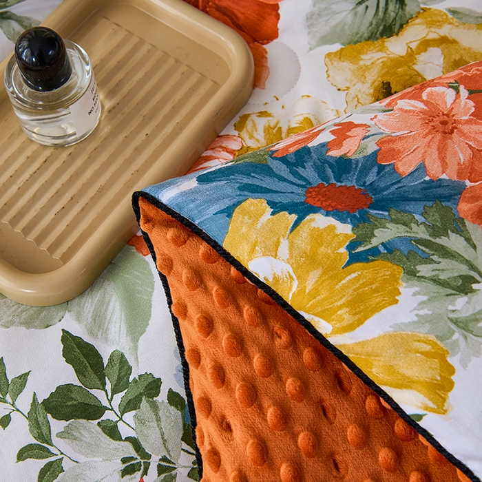 91家纺网 家纺一手货源 找家纺 （总）小鱼儿家纺 2025新款全棉豆豆被冬被纯棉宝宝绒被子安抚豆豆绒春秋被芯轻奢田园风批发一件代发