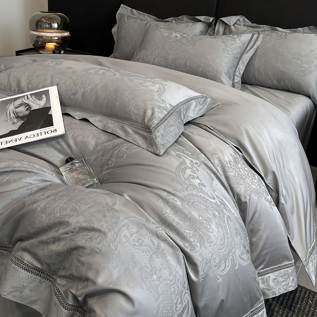 91家纺网 家纺一手货源 找家纺 （总）置顶家纺 2025新款维纳斯系列亲肤提花四件套