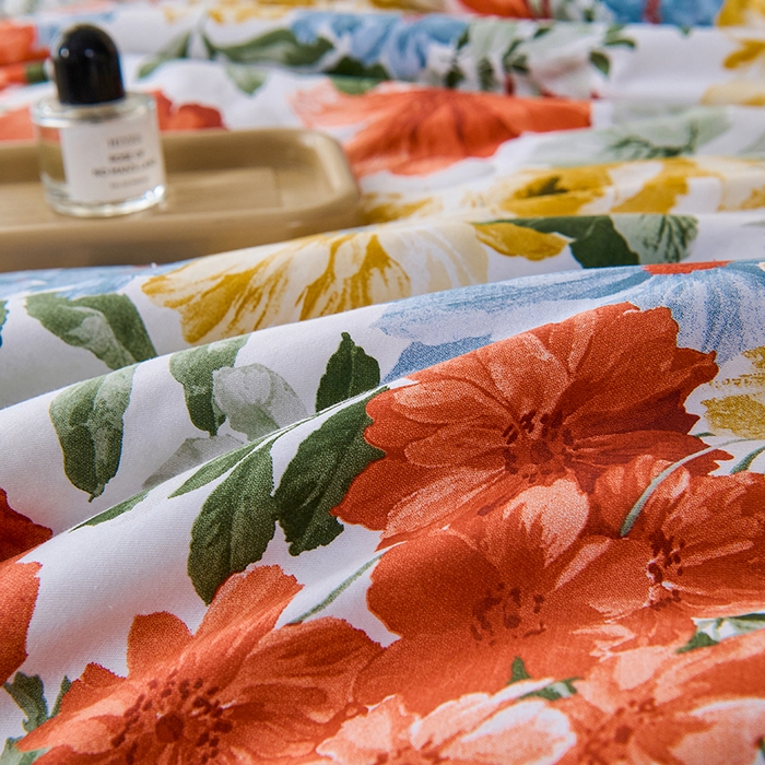 91家纺网 家纺一手货源 找家纺 小鱼儿家纺 2025新款全棉豆豆被冬被被子 国潮牡丹