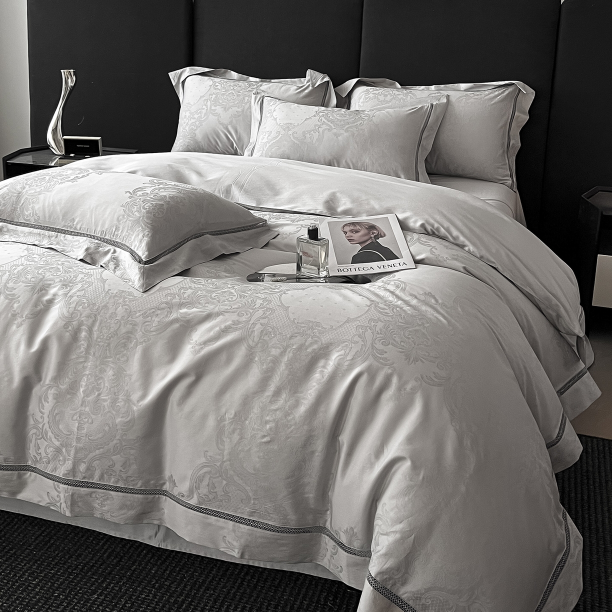 91家纺网 家纺一手货源 找家纺 （总）置顶家纺 2025新款维纳斯系列亲肤提花四件套