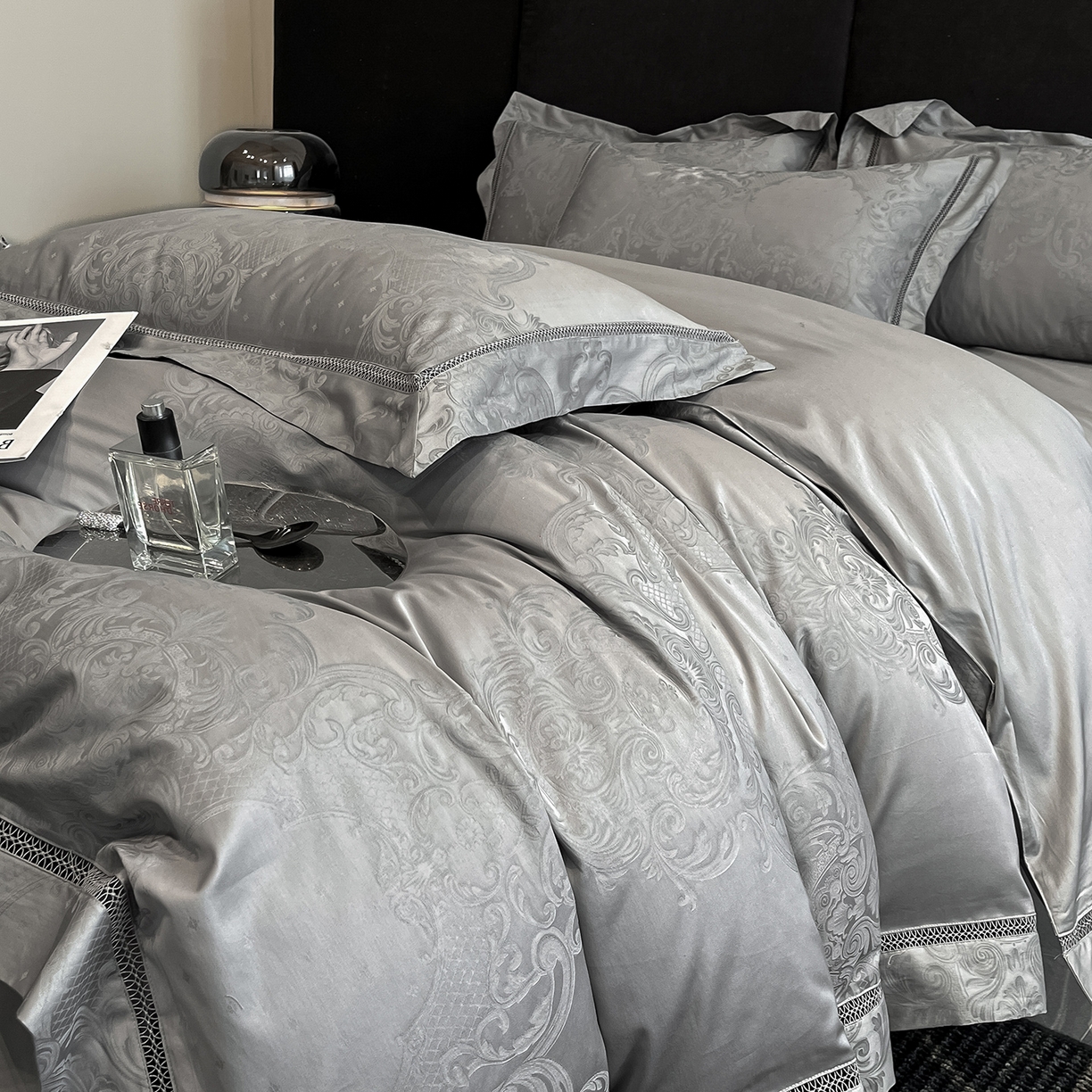 91家纺网 家纺一手货源 找家纺 （总）置顶家纺 2025新款维纳斯系列亲肤提花四件套