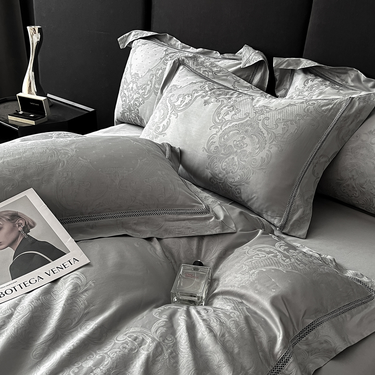 91家纺网 家纺一手货源 找家纺 （总）置顶家纺 2025新款维纳斯系列亲肤提花四件套