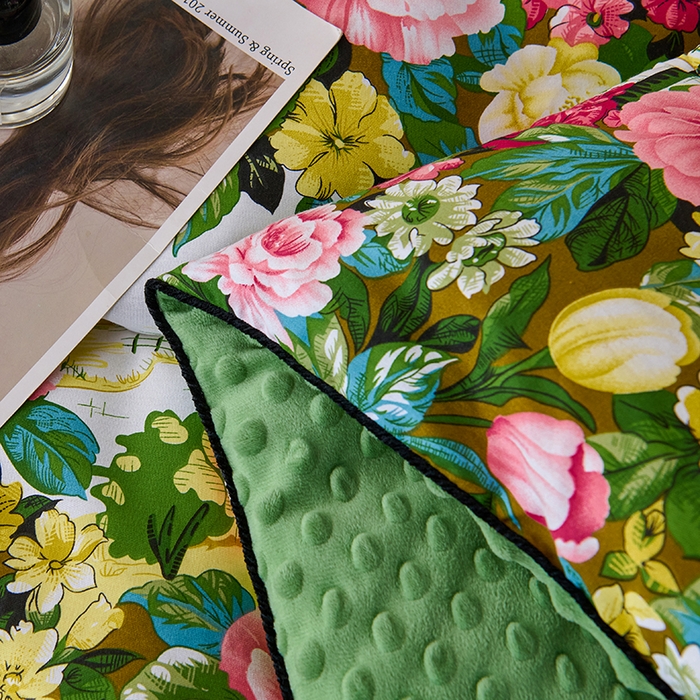 91家纺网 家纺一手货源 找家纺 小鱼儿家纺 2025新款全棉豆豆被冬被被子 莫奈花园