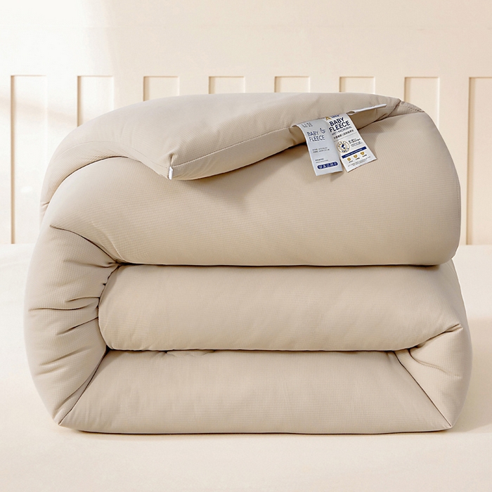 91家纺网 家纺一手货源 找家纺 栩裕纺织 2025新款A类婴儿绒肌肤被baby熊系列四季款被芯 baby熊-驼色