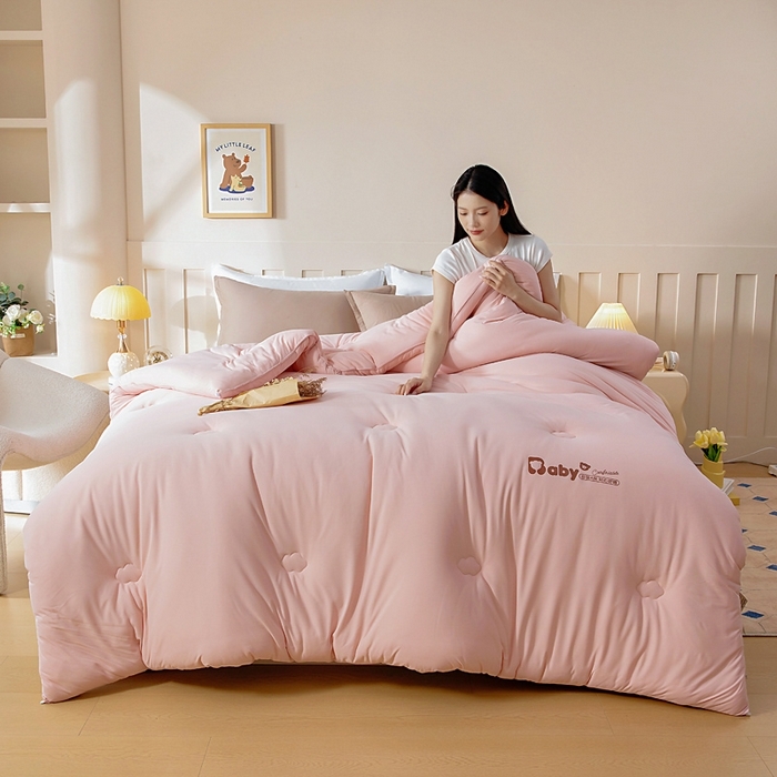 91家纺网 家纺一手货源 找家纺 （总）栩裕纺织 2025新款A类婴儿绒肌肤被baby熊系列四季款被芯