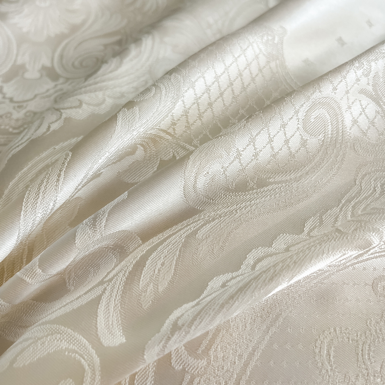 91家纺网 家纺一手货源 找家纺 置顶家纺 2025新款维纳斯系列亲肤提花四件套-实拍 维纳斯-奶昔白