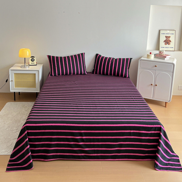 91家纺网 家纺一手货源 找家纺 （总）感遇 2025新款全棉磨毛A类床单床笠三件套