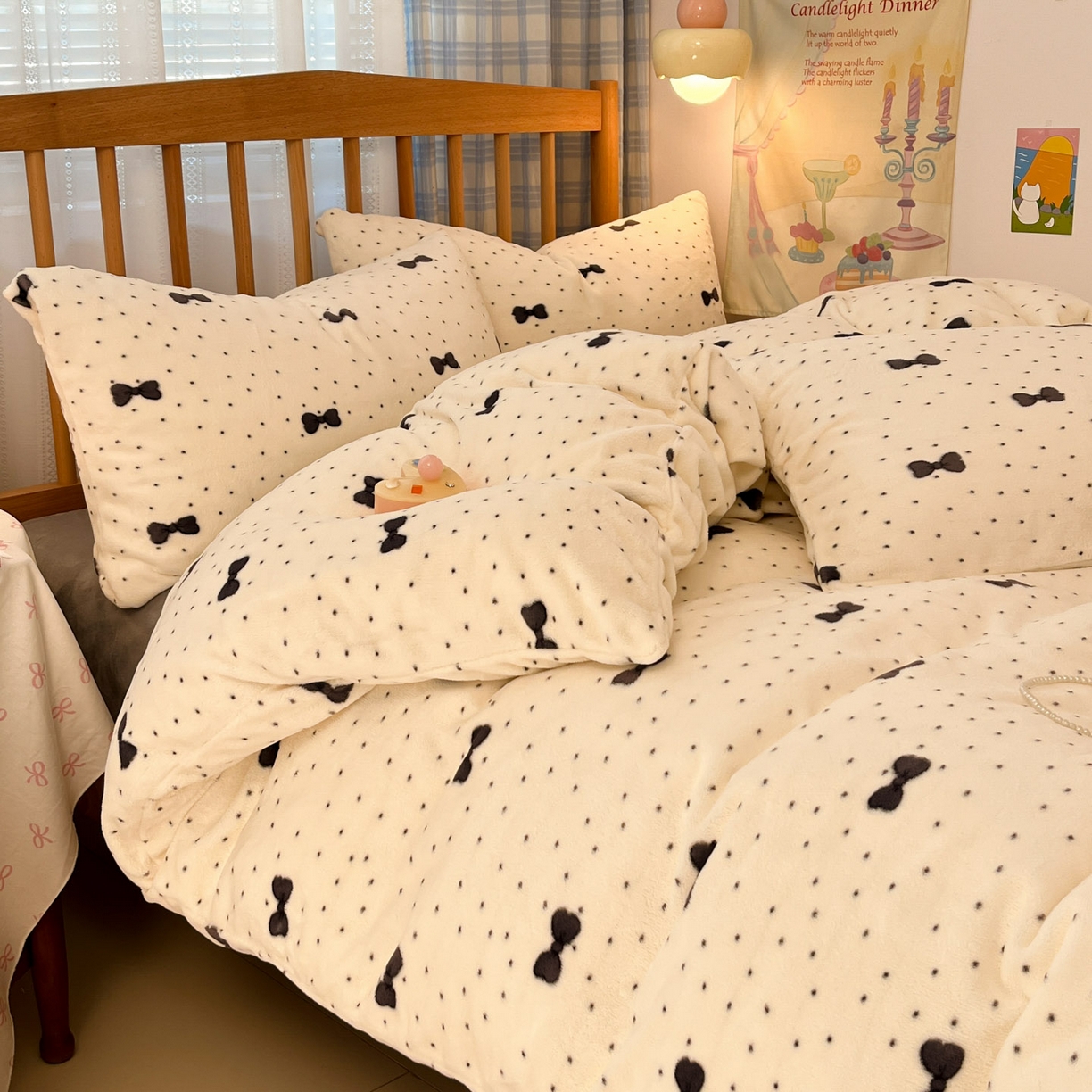 91家纺网 家纺一手货源 找家纺 （总）酱子 2025新款牛奶绒印花四件套