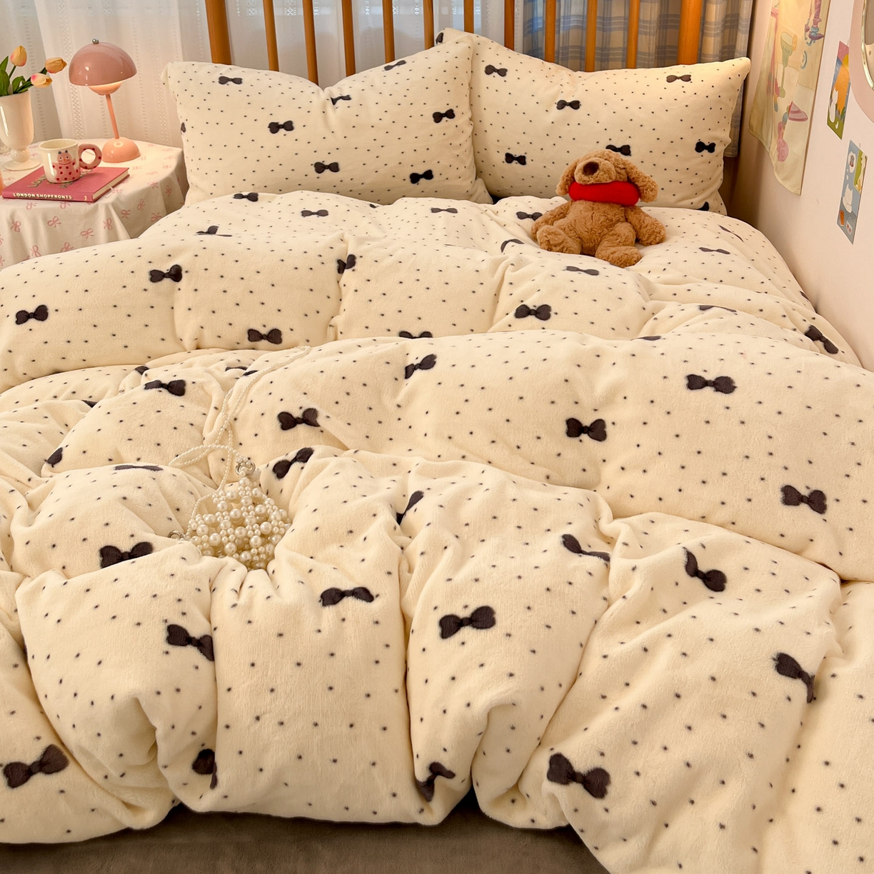 91家纺网 家纺一手货源 找家纺 （总）酱子 2025新款牛奶绒印花四件套