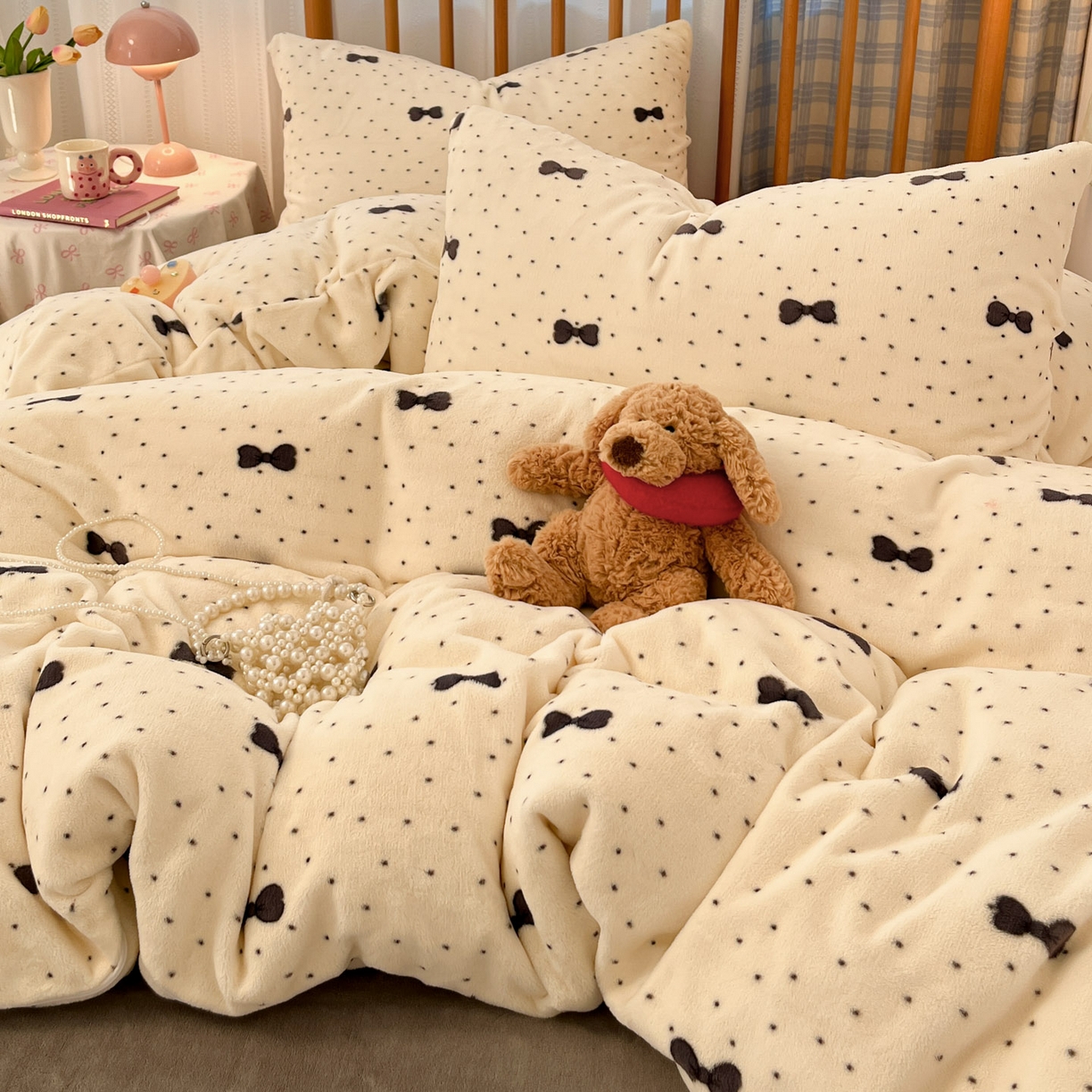 91家纺网 家纺一手货源 找家纺 （总）酱子 2025新款牛奶绒印花四件套