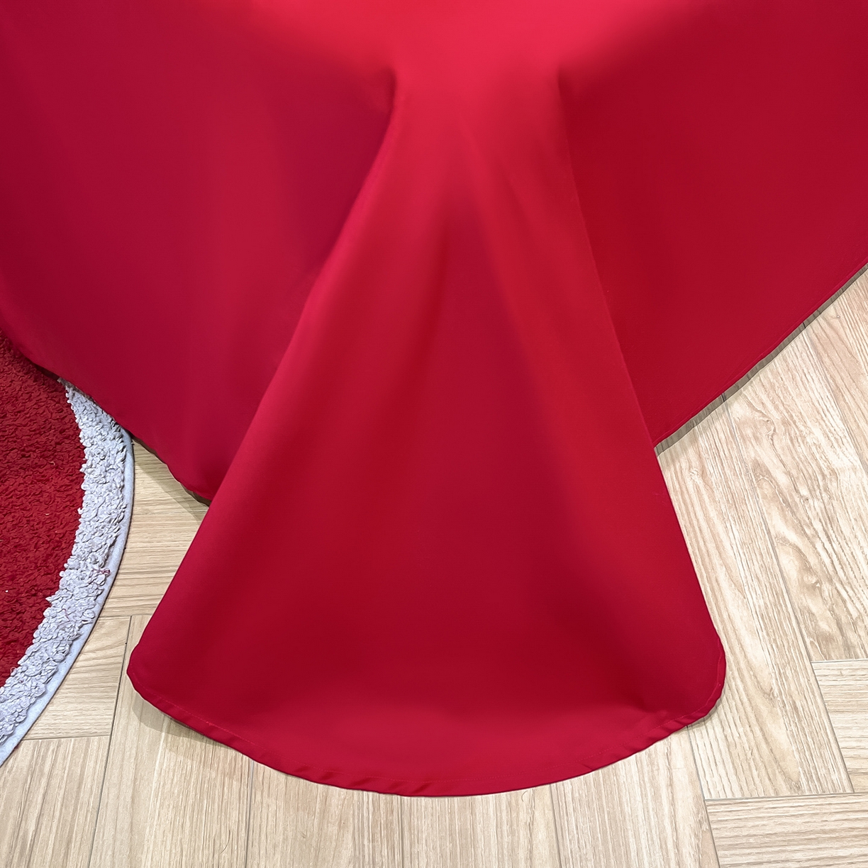 91家纺网 家纺一手货源 找家纺 置顶家纺 2025新款亲肤刺绣婚庆磨毛四件套 佳偶天成-大红