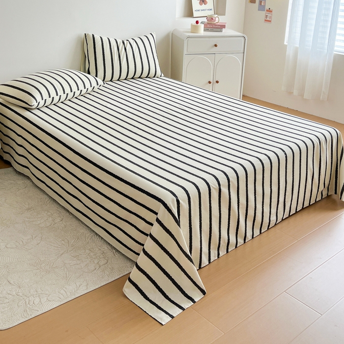 91家纺网 家纺一手货源 找家纺 （总）感遇 2025新款全棉磨毛A类床单床笠三件套