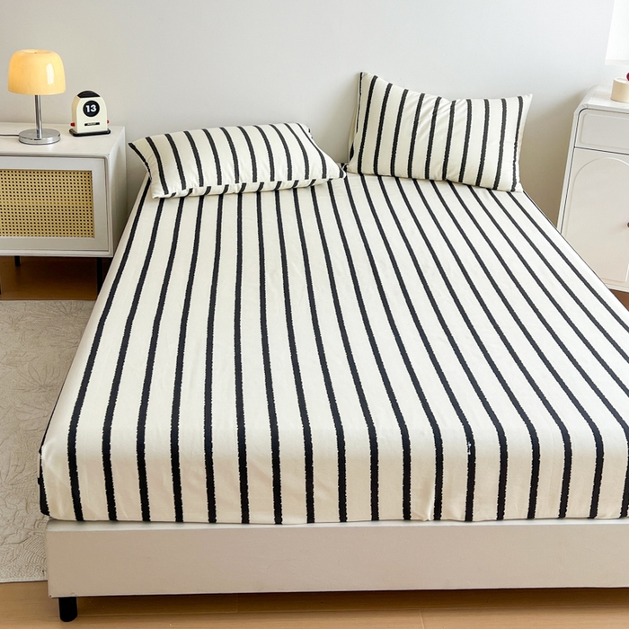 91家纺网 家纺一手货源 找家纺 （总）感遇 2025新款全棉磨毛A类床单床笠三件套