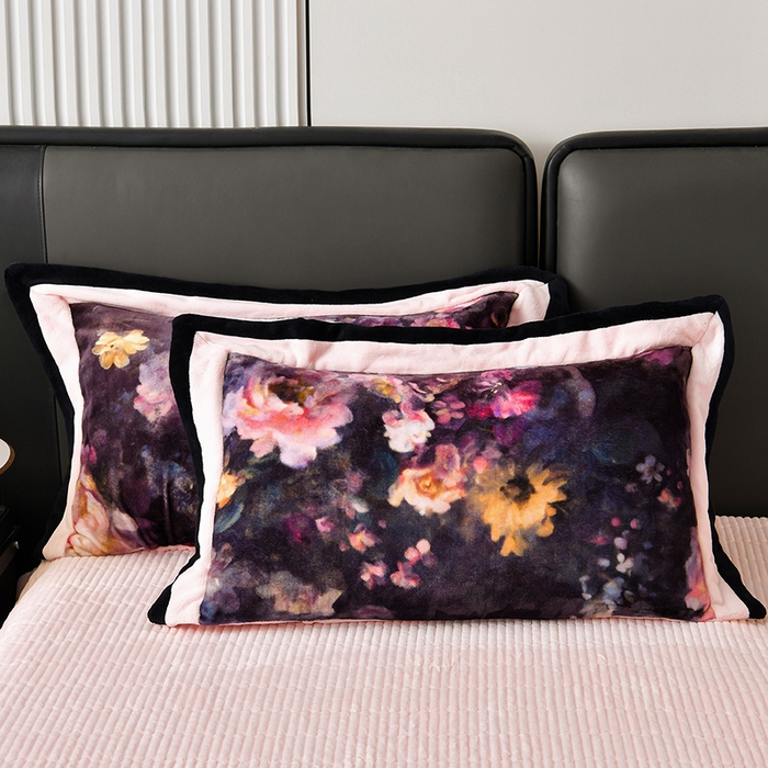 91家纺网 家纺一手货源 找家纺 （总）馨梦缘 2025新款牛奶绒数码印花四件套