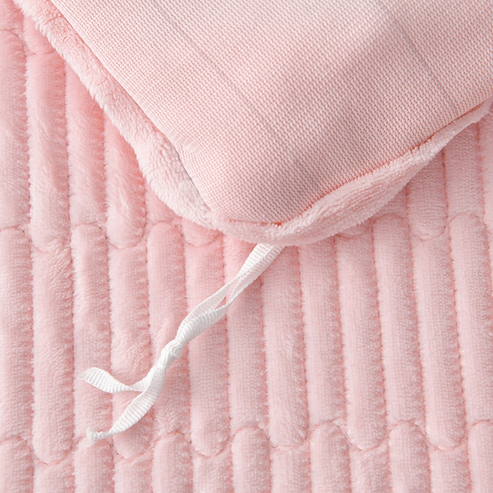 91家纺网 家纺一手货源 找家纺 馨梦缘 2025新款牛奶绒数码印花四件套 玫瑰时光-粉