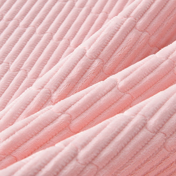 91家纺网 家纺一手货源 找家纺 馨梦缘 2025新款牛奶绒数码印花四件套 玫瑰时光-粉