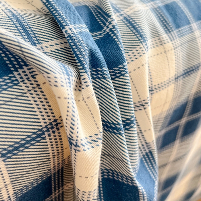 91家纺网 家纺一手货源 找家纺 感遇 2025新款全棉磨毛A类床单床笠三件套 米蓝格